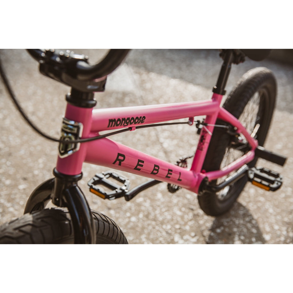 Mongoose Rebel X1 BMX Bike, 20-in. Wheels, Kids Ages 7-14 Years, Gray Child Bicycle
